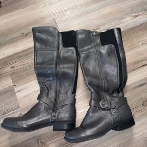 Guess Dark Gray Riding Boots
